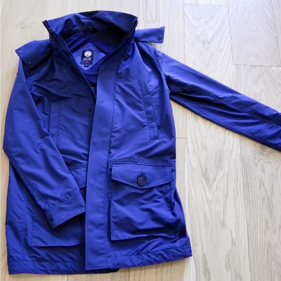 Men's Canada Goose Crew Trench Jacket with Removable Hood (Large) - Picture 3 of 11